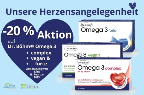 -20 % auf Dr. Böhm Omega 3