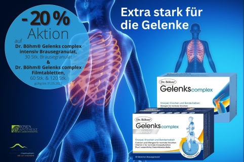 20 % Aktion auf Dr. Böhm Gelenkscomplex