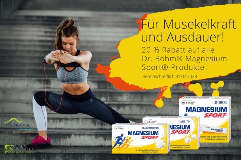 Auf Dr. Böhm Magnesium 20 % Rabatt