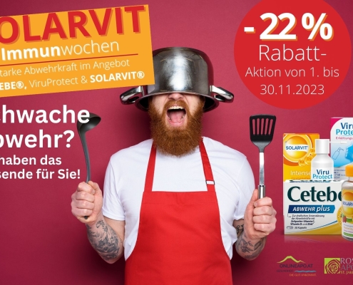 Solarvit-Aktion November, -22 % auf das Sortiment