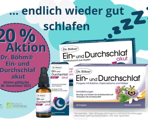 News November 2023 Dr. Böhm Ein- und Durchschlafen - 20 %