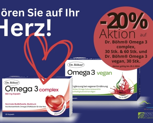 20 % auf Dr. Böhm Omega 3