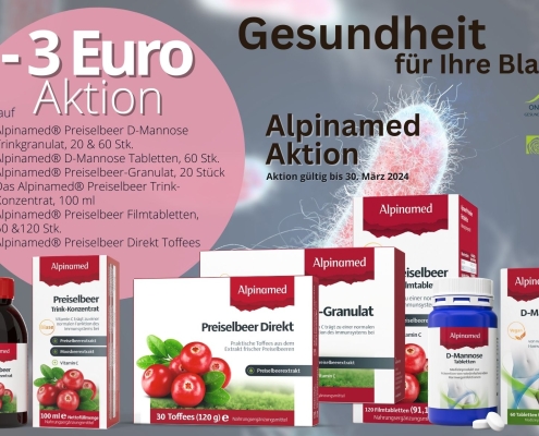 Alpinamed-Aktion - 3 Euro im März