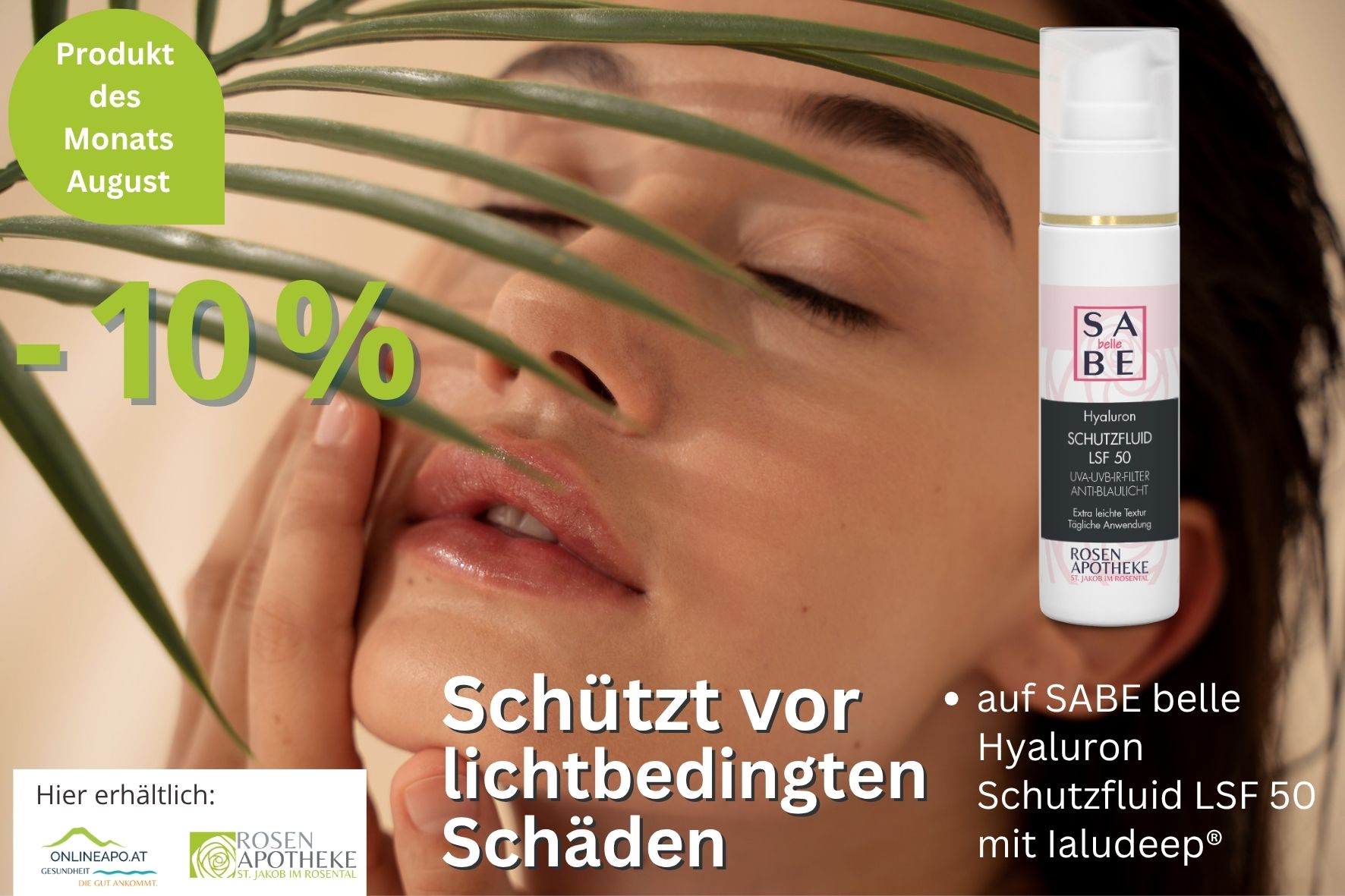 Produkt des Monats August 2025: Sabe Hyaluron Schutzfluid