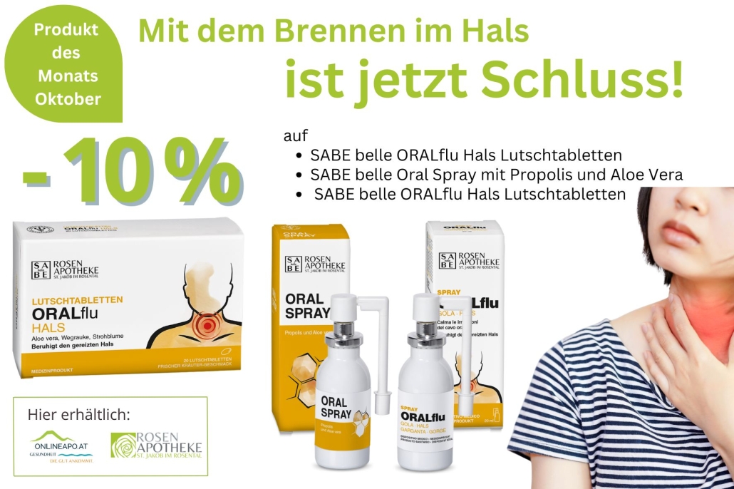 Produkt des Monats Oktober 2025 - Sabe belle Oral-Produkte