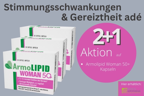 Armolipid 2+1 Aktion im September und Oktober 2025