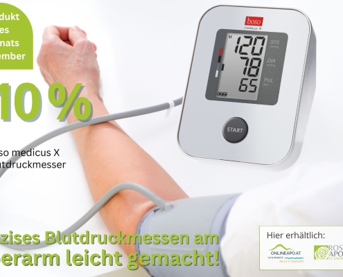 10 % Rabatt auf das boso medicus X Blutdruckmessgerät im Dezember 2025