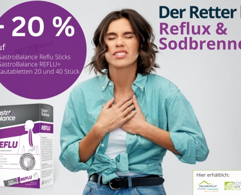 20% Rabatt auf GastroBlalance Reflu Tabletten und Sticks im Feber2026