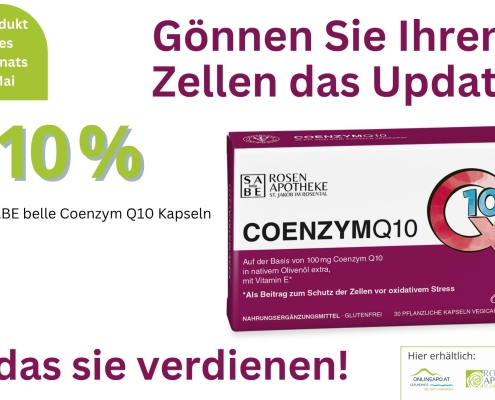 Produkt des Monats Mai 2026: Coenzym Q10 um 10 % günstiger