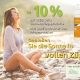 Produkt des Monats Juni 2026. 10 % Rabatt auf SABE belle Sonnenpflege