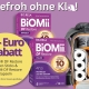 2 Euro Rabatt im Mai und Juni 2026 auf Biomii Restore
