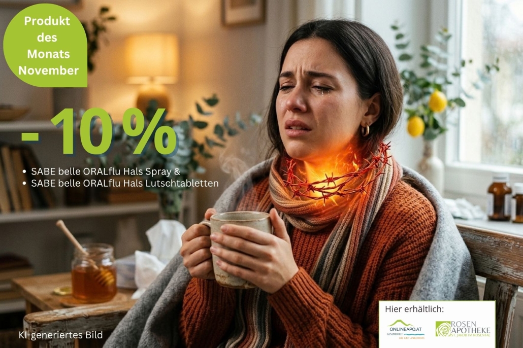 Produkt des Monats November 2026: 10 % auf unsere ORALflu-Produkte