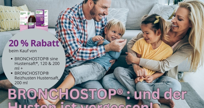 Broncho Stop Aktion im Oktober und November: 20% Rabatt